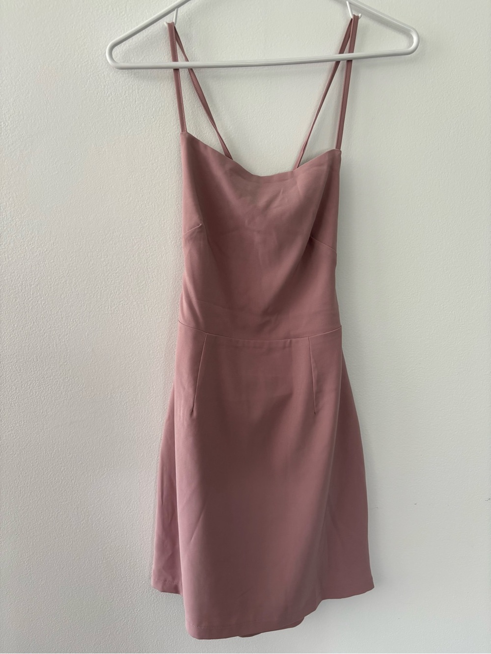 Revolve Superdown Mauve Open Back Mini Dress